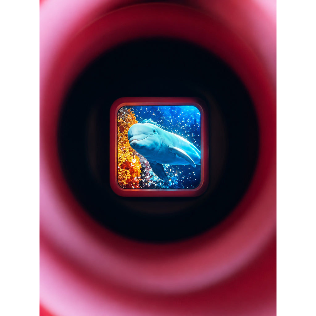 Lalarma Retro 3D Viewer, billedfremviser - Rose