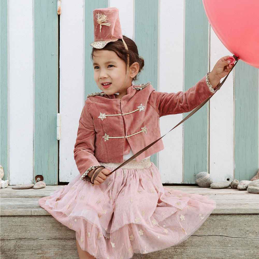Meri meri kostyme, Rosa nøtteknekker - Str. 3-6 år