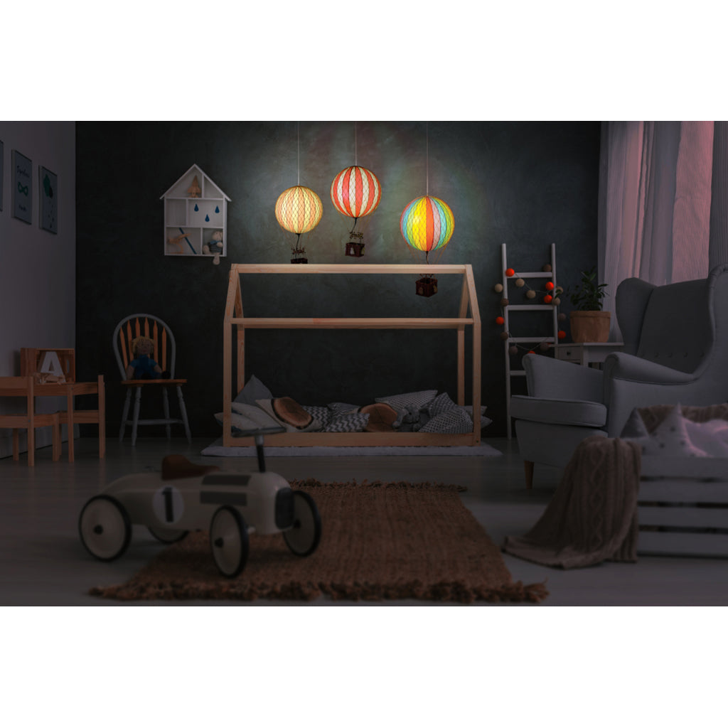 LED Luftballong, Royal Aero blå lys – 32 cm