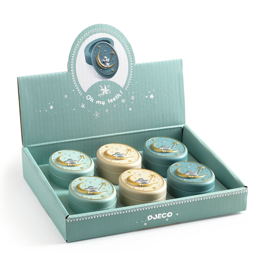 Djeco tannboks, Mus - Pastellfarger