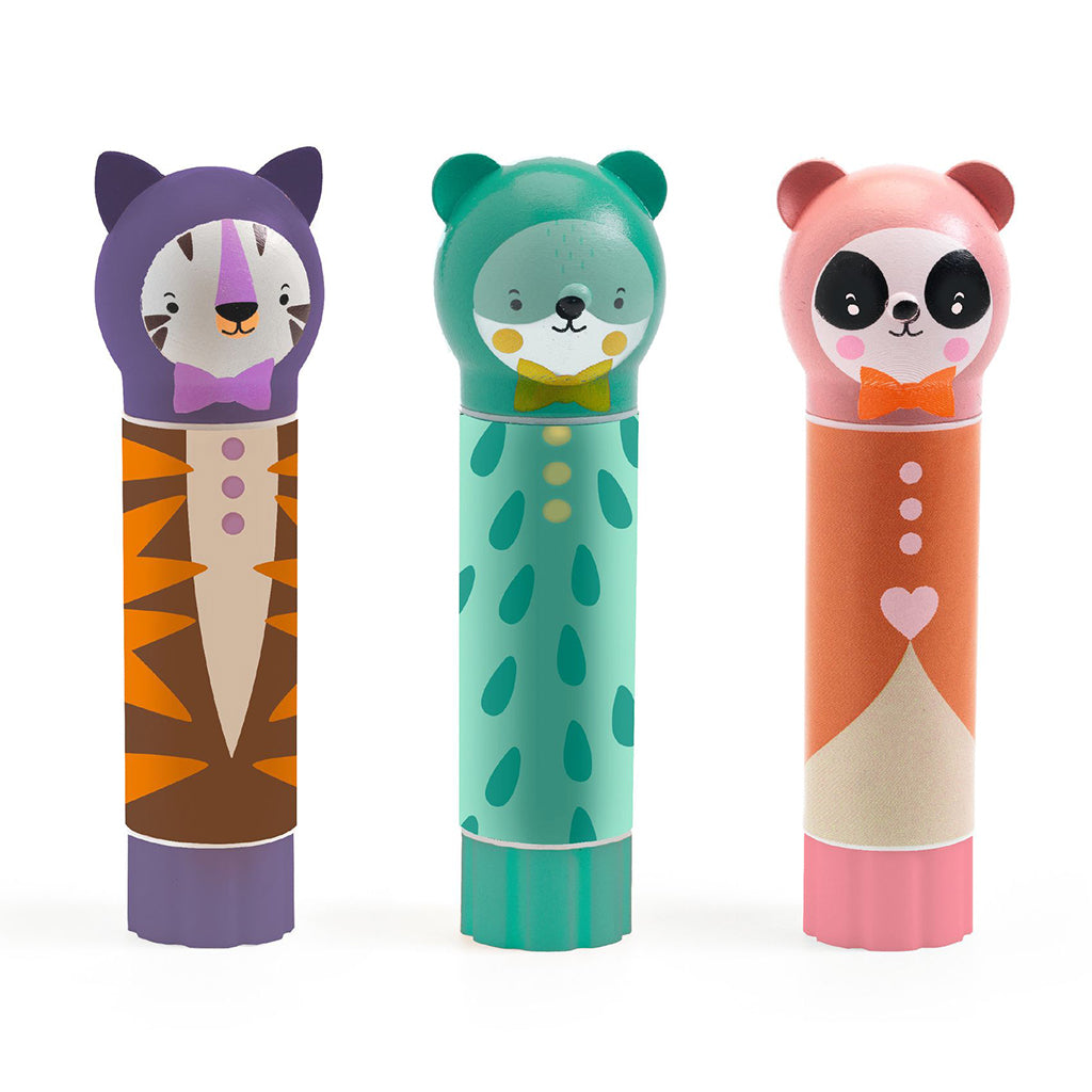 Djeco Lovely paper, Limstift med dyremotiv - assortert modell