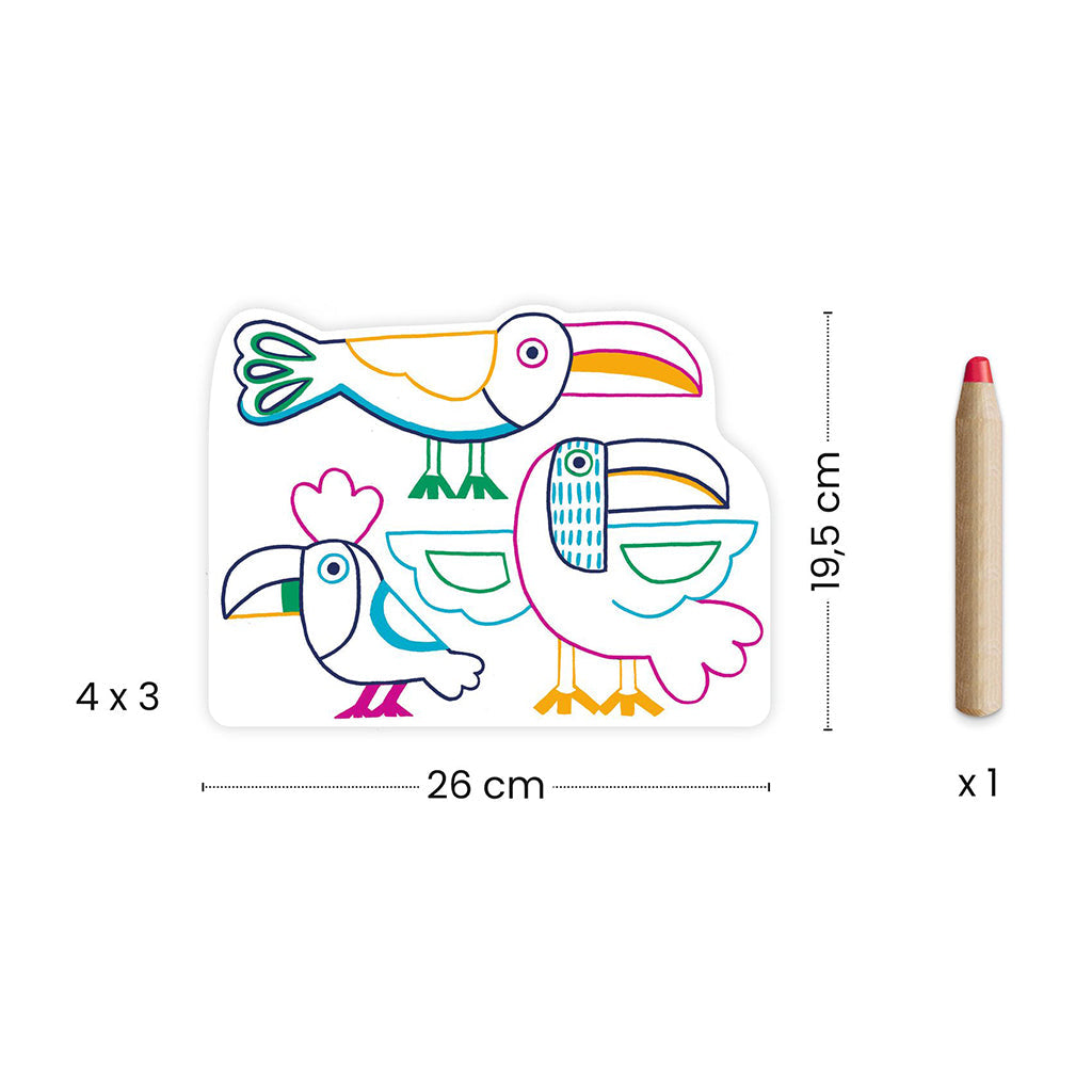 Djeco Fargeleg, Vilde familier