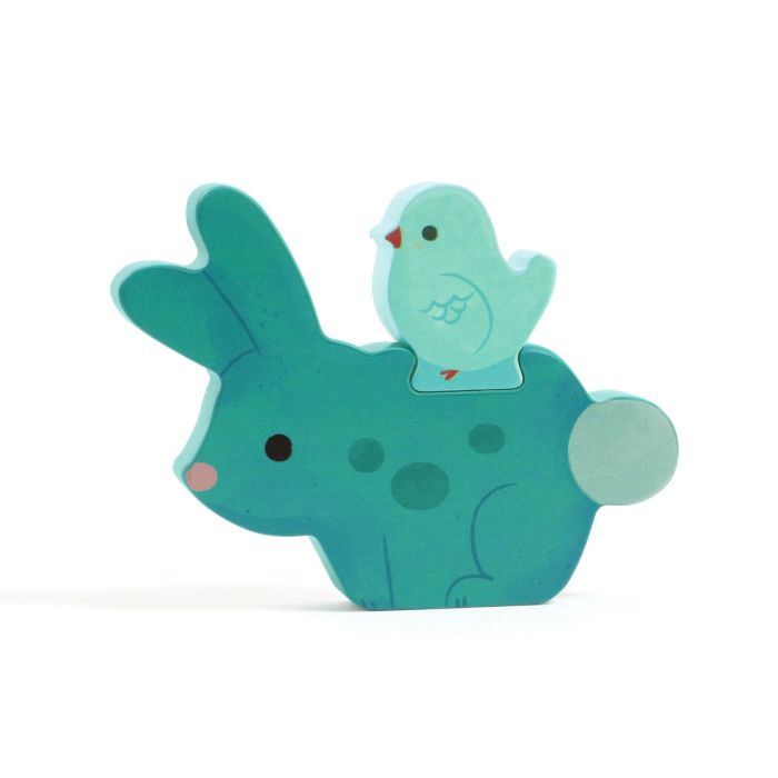Djeco Puzz & Play, trepuslespill - Venner