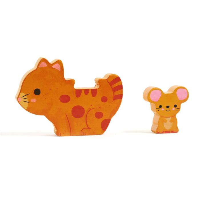 Djeco Puzz & Play, trepuslespill - Venner