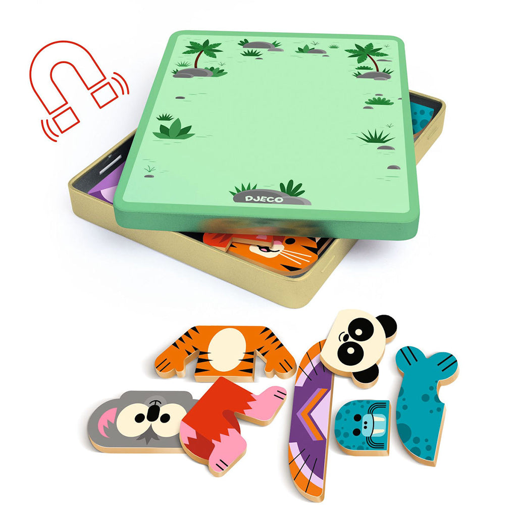 Djeco magnetlek, Inzebox - Mix&