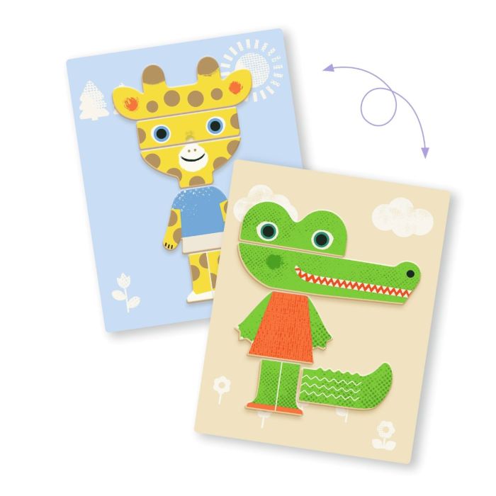 Djeco magneleke, Inzebox - Blandede dyr