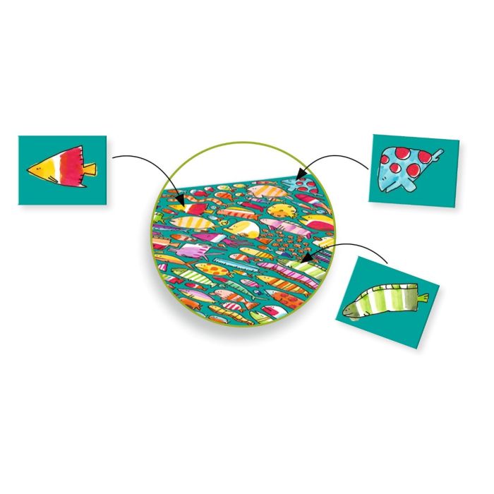 Djeco spill, Crazy Fishy-Fish - Observasjonsspill