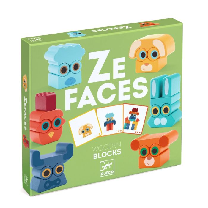 Djeco Ze Faces, Lag ansikter - 27 deler