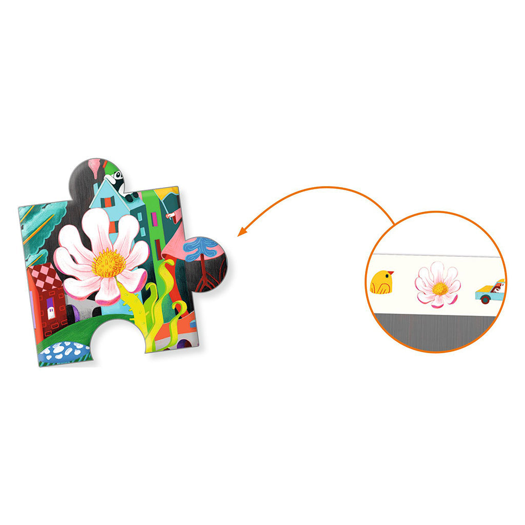 Djeco observasjonspuslespill, Den sprø byen - 200 brikker