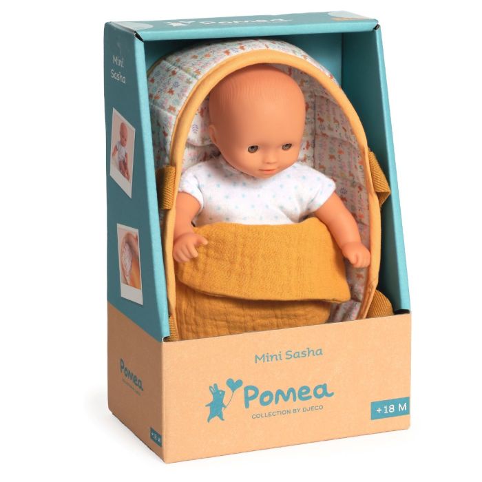 Djeco Pomea mini dukke, Sasha i lift