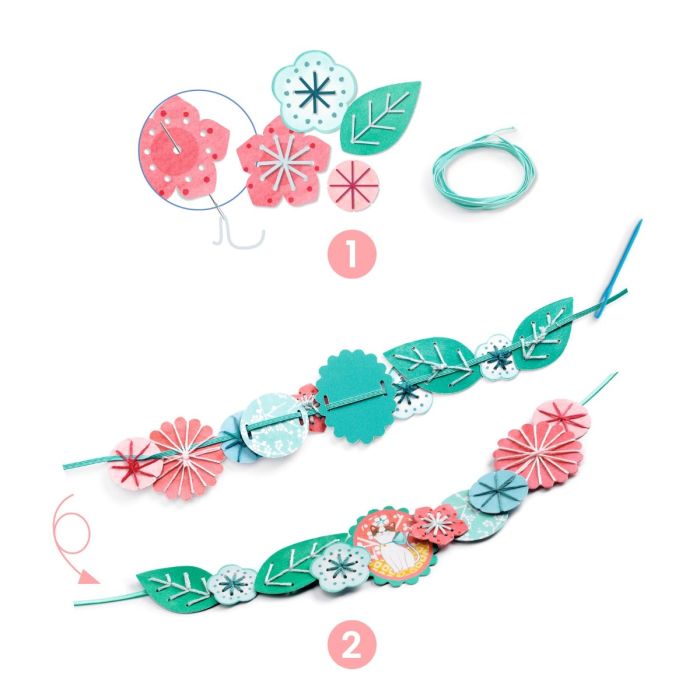 Djeco DIY – Flora-halskjeder