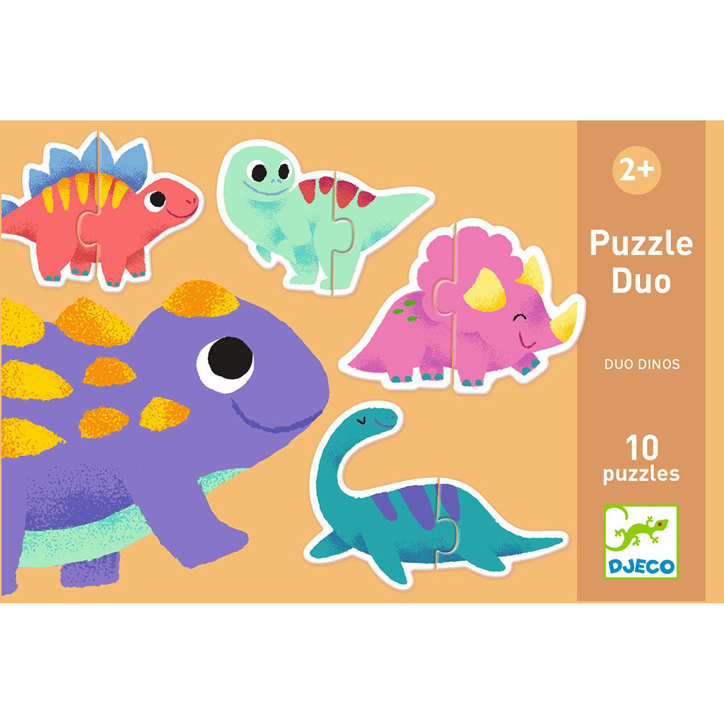 Djeco puslespill duo, Dinosaurer