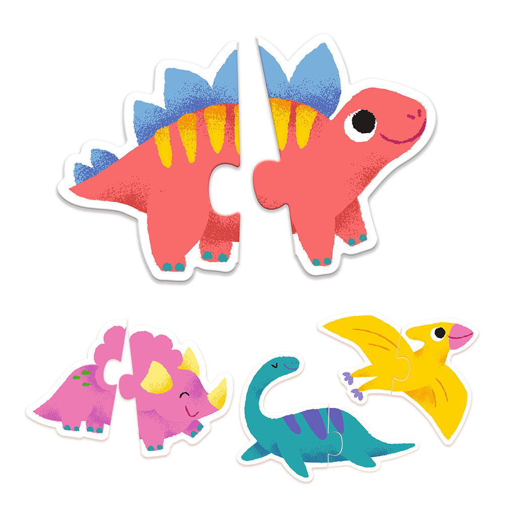Djeco puslespill duo, Dinosaurer
