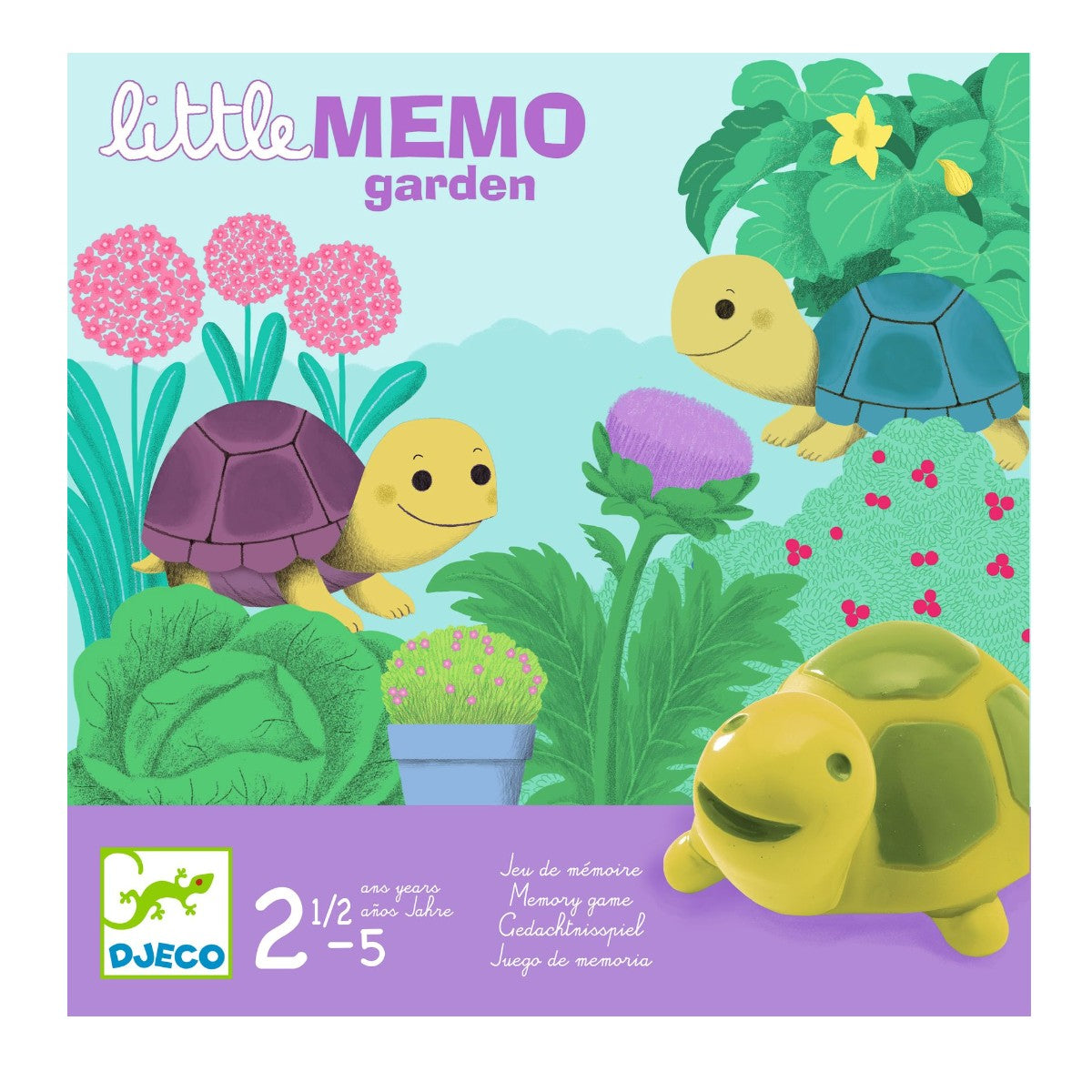Djeco Spil for de små, Memo Haven skildepadde spil