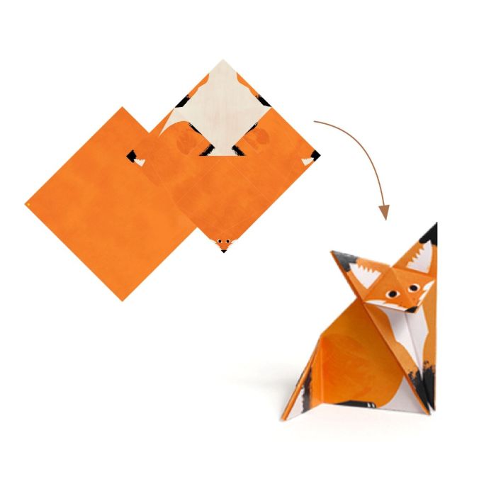 Djeco Origami, Skogen – Nivå 3