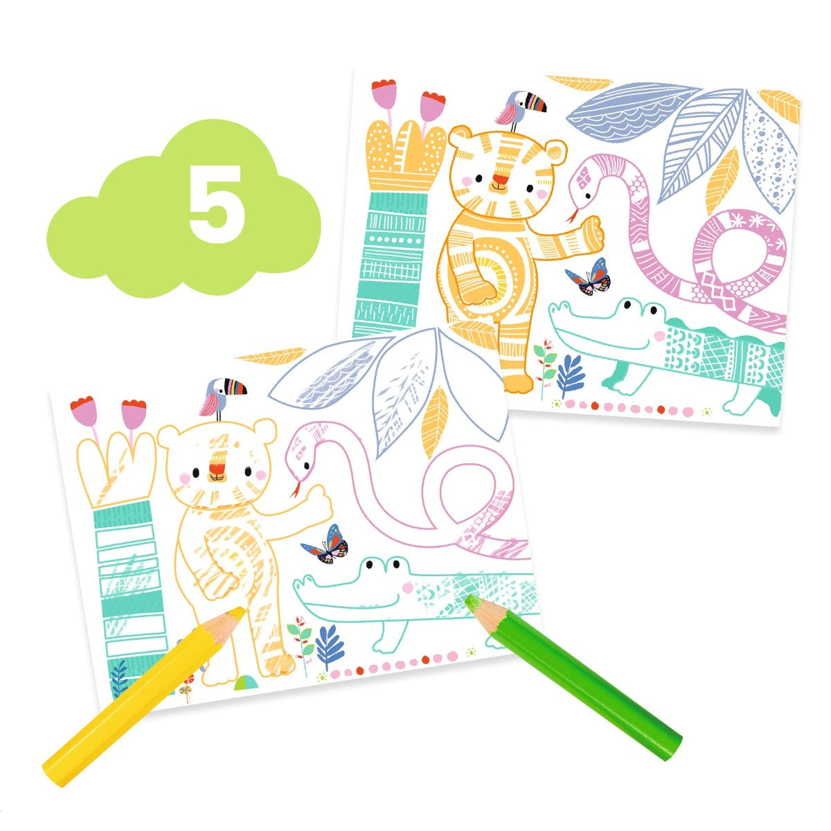 Djeco Kreativ eske, Mus og venner