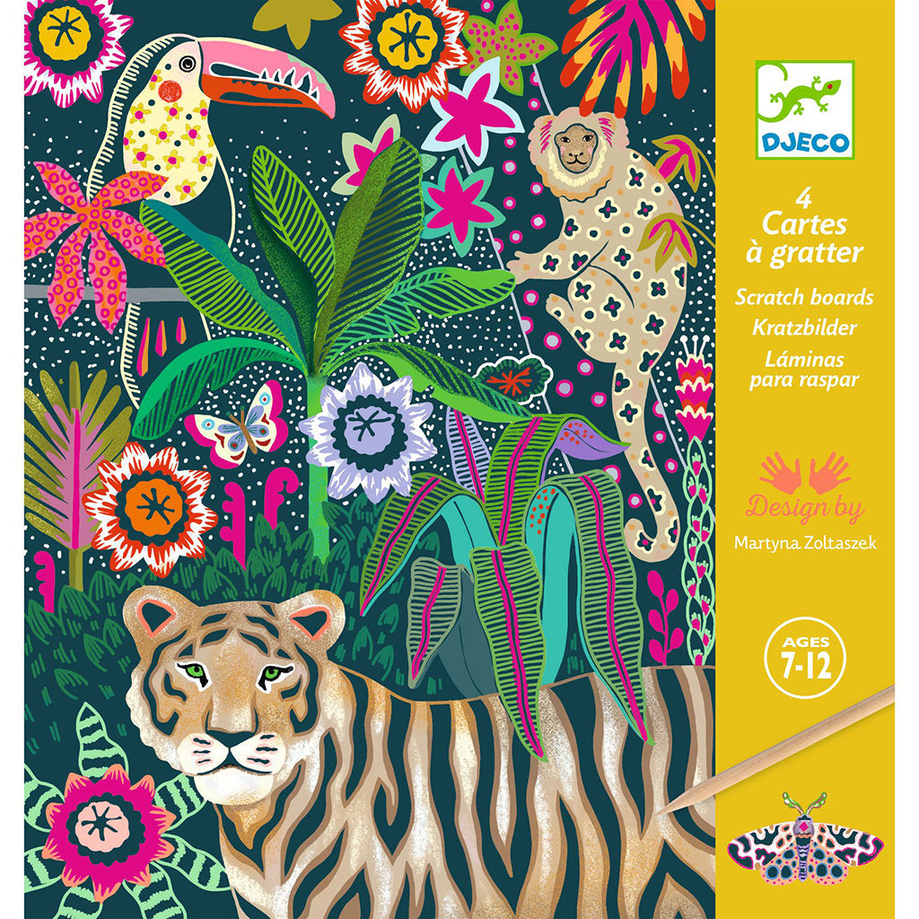 Djeco Scratch kort, Rococo