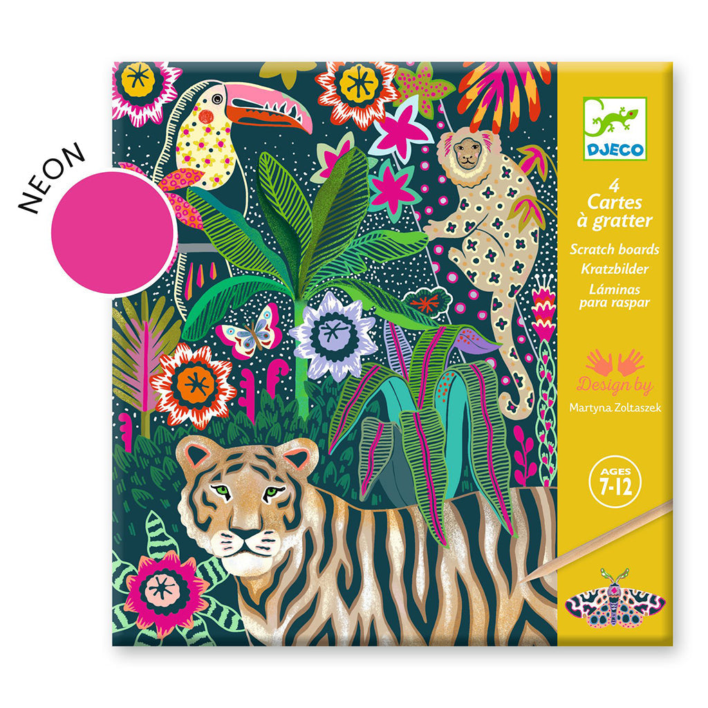 Djeco Scratch kort, Rococo