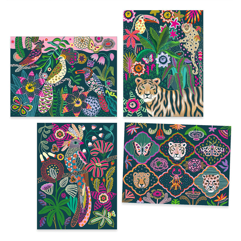 Djeco Scratch kort, Rococo