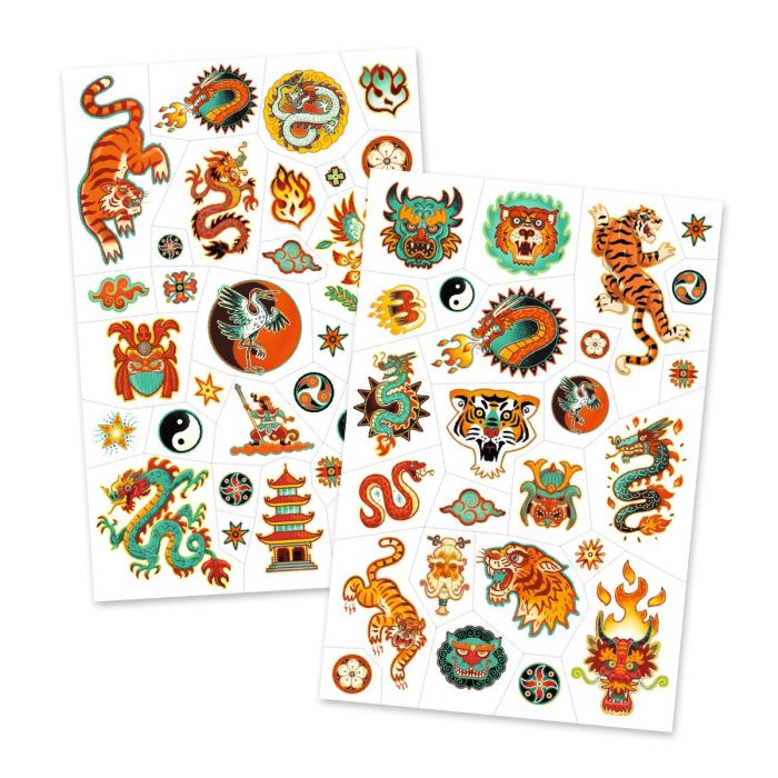 Djeco Tatoveringer, Asia