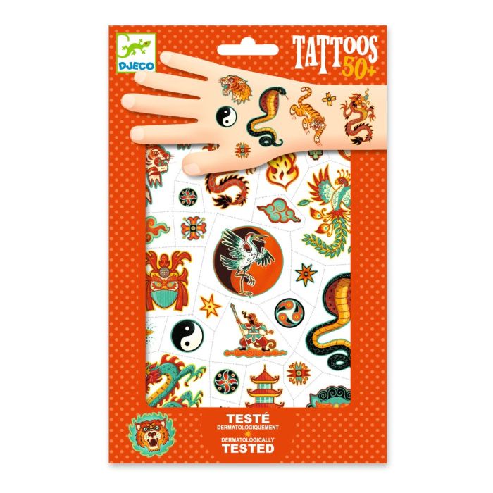 Djeco Tattoos, Asien