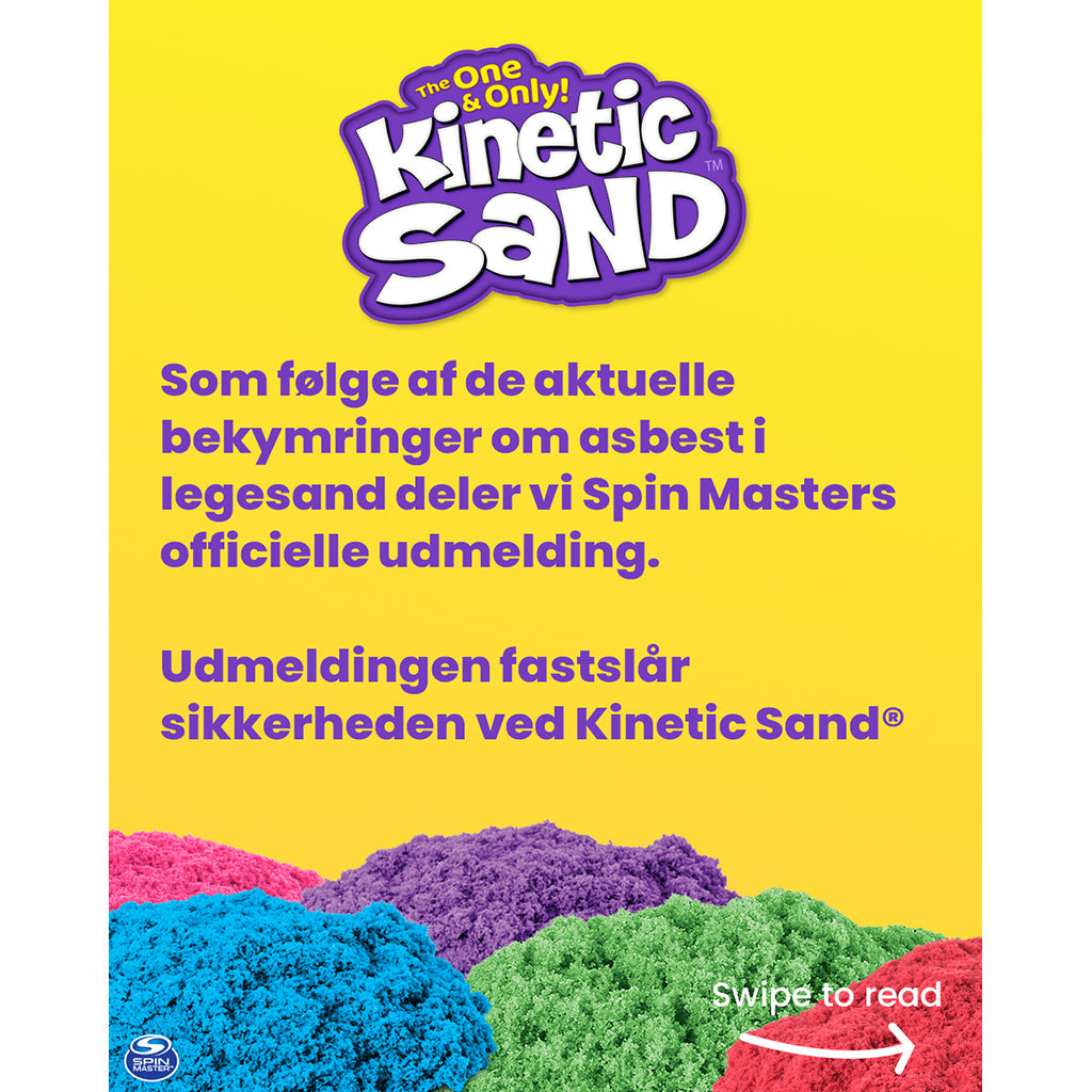 Kinetic Sand, Magisk sand, neon boks - 3 ass. farger