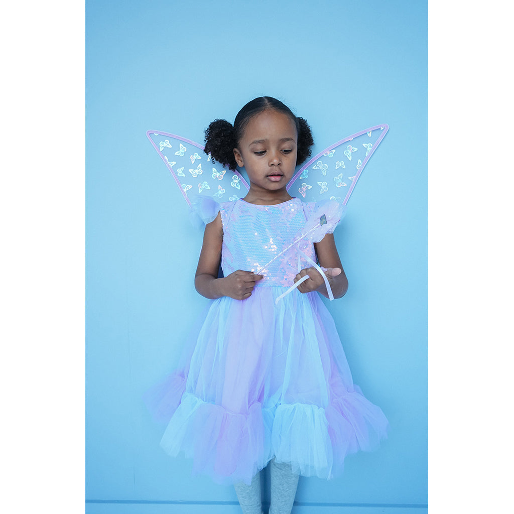 Den goda Fen, Lilla sommerfugl kjole - Str. 2-8 år