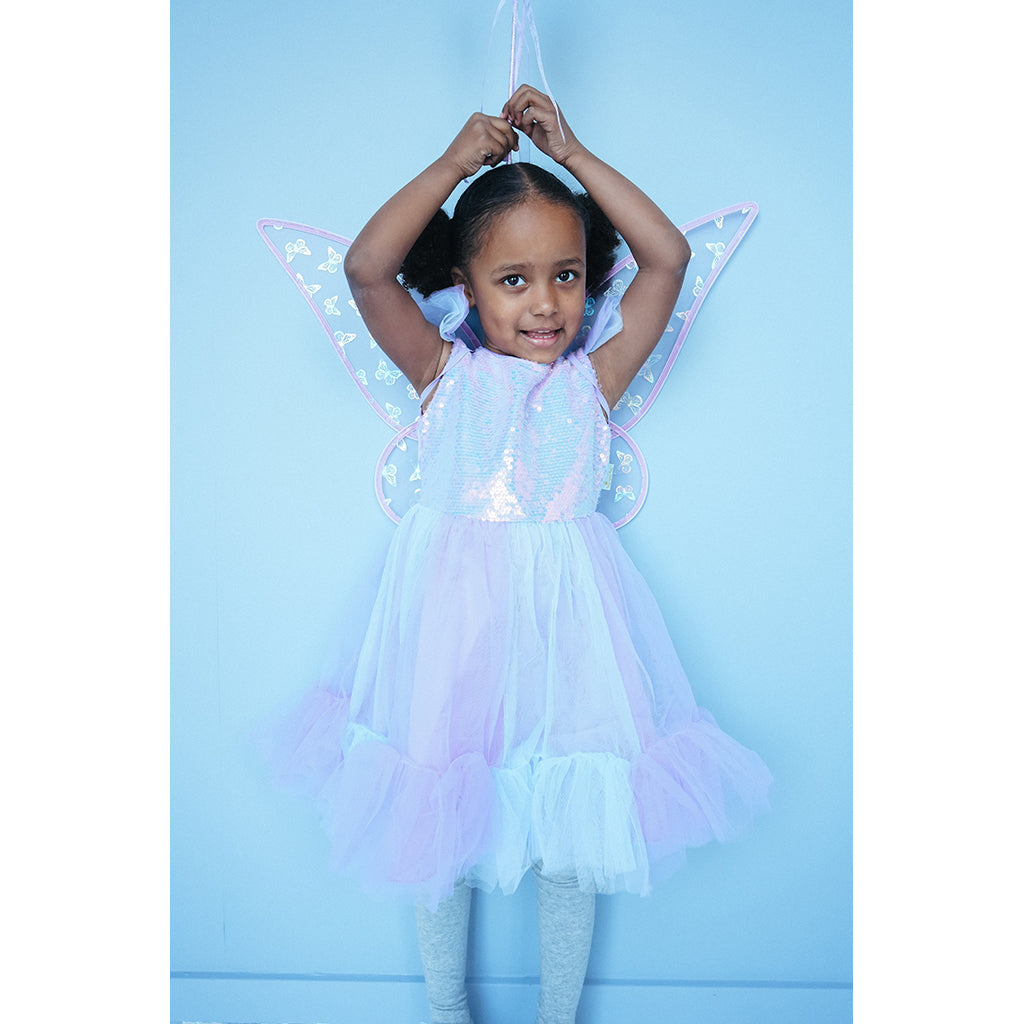 Den goda Fen, Lilla sommerfugl kjole - Str. 2-8 år