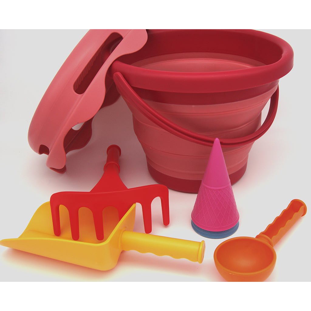 Compactoys sandleketøy, 7-i-én – Rød