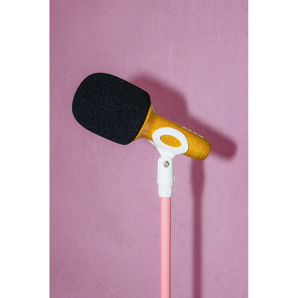 Lalarma gulvstativ, Mikrofonstativ - Rosa