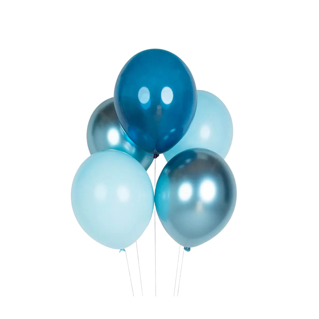 My Little Day ballonger, Blandede blå - 10 stk.