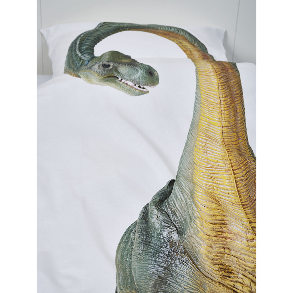 Snurk voksensengetøy, økologisk - Brontosaurus