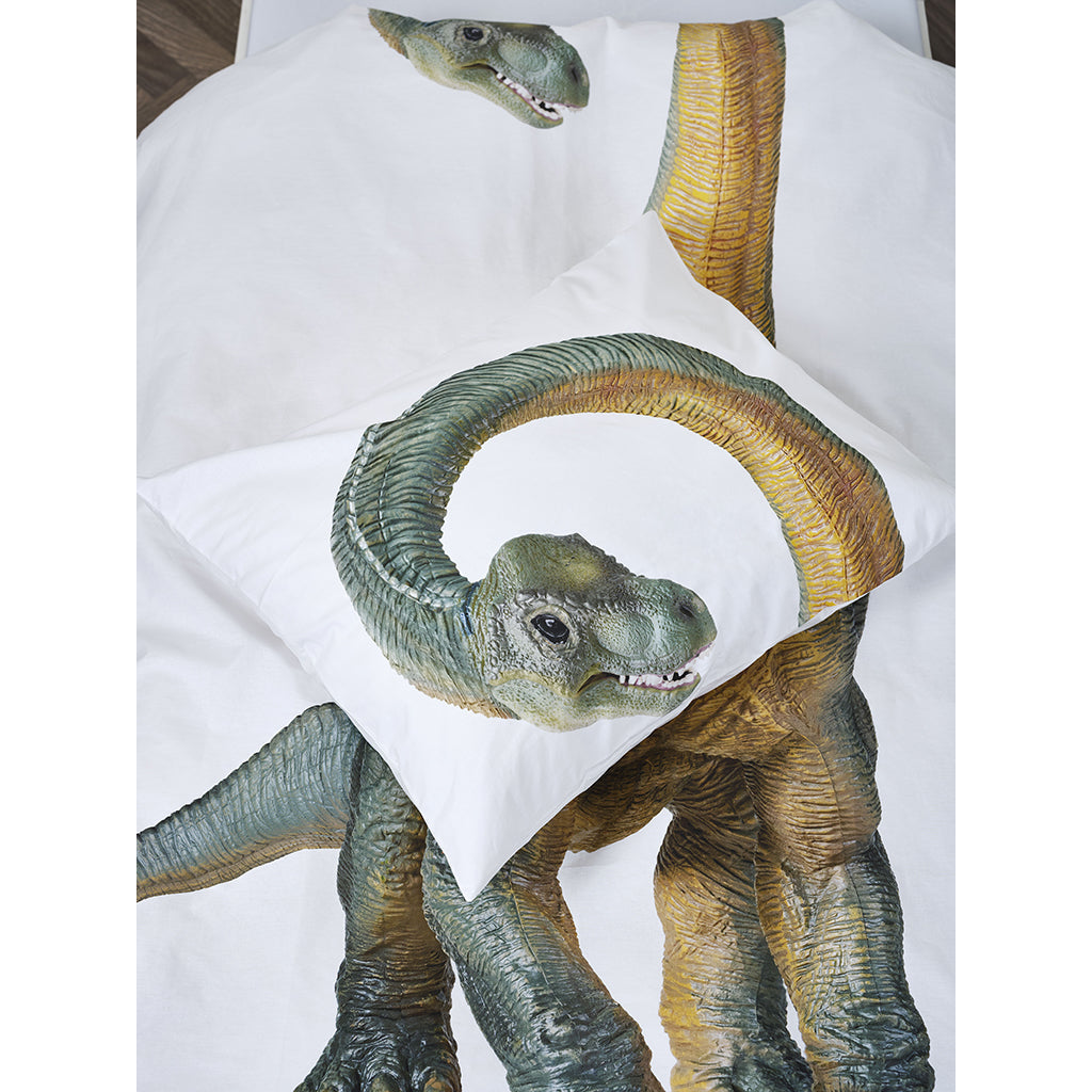 Snurk voksensengetøy, økologisk - Brontosaurus