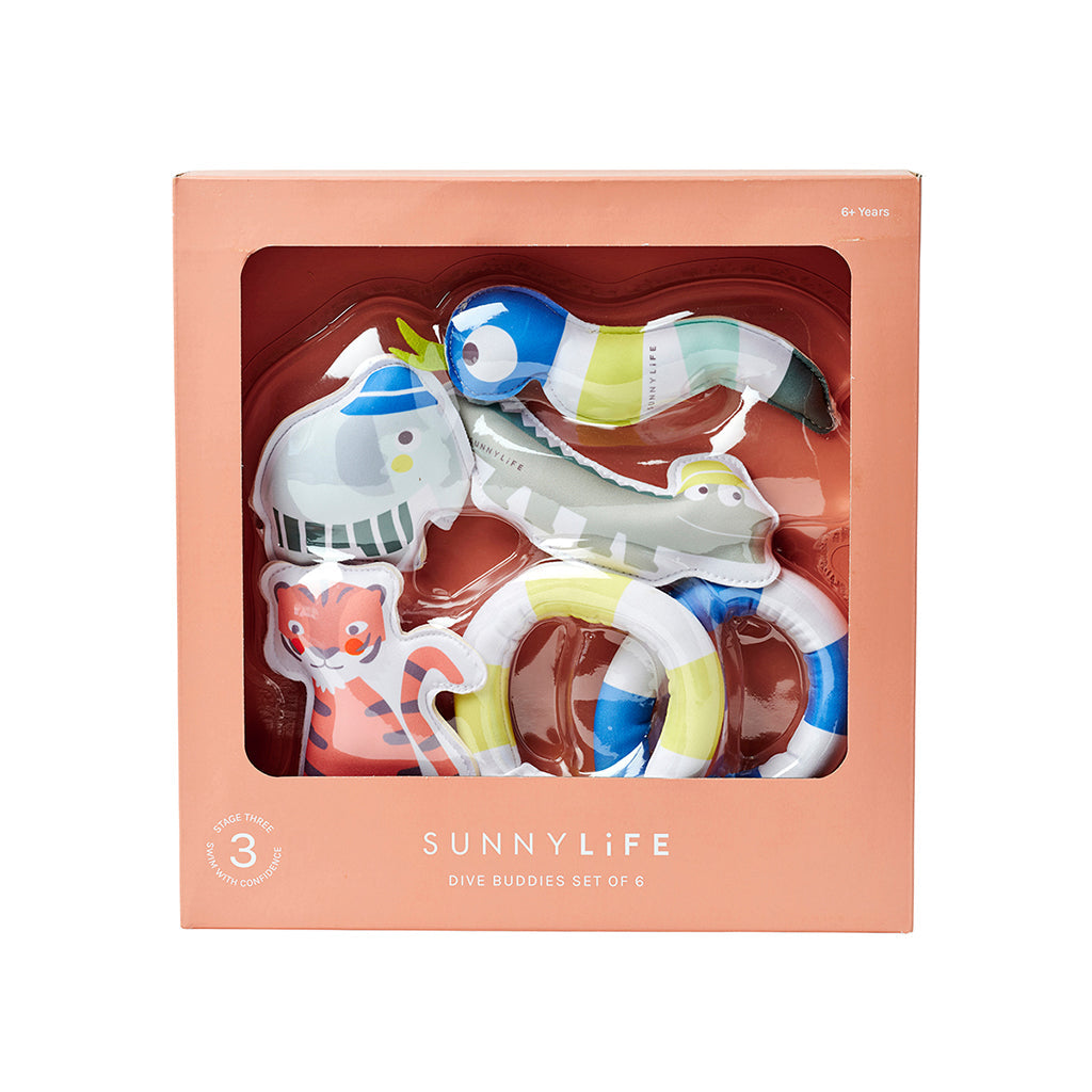 Sunnylife Dykker venner, Into the Jungle – Multisett med 6 stk.