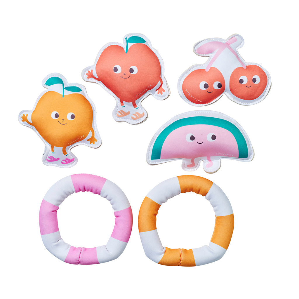 Sunnylife Dykkervenner, Peach Multi sett med 6 stk.