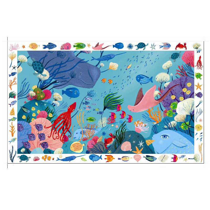 Djeco puslespill, Under havet - 54 brikker