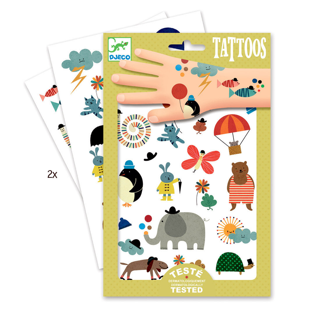 Djeco tatoveringer, fine venner