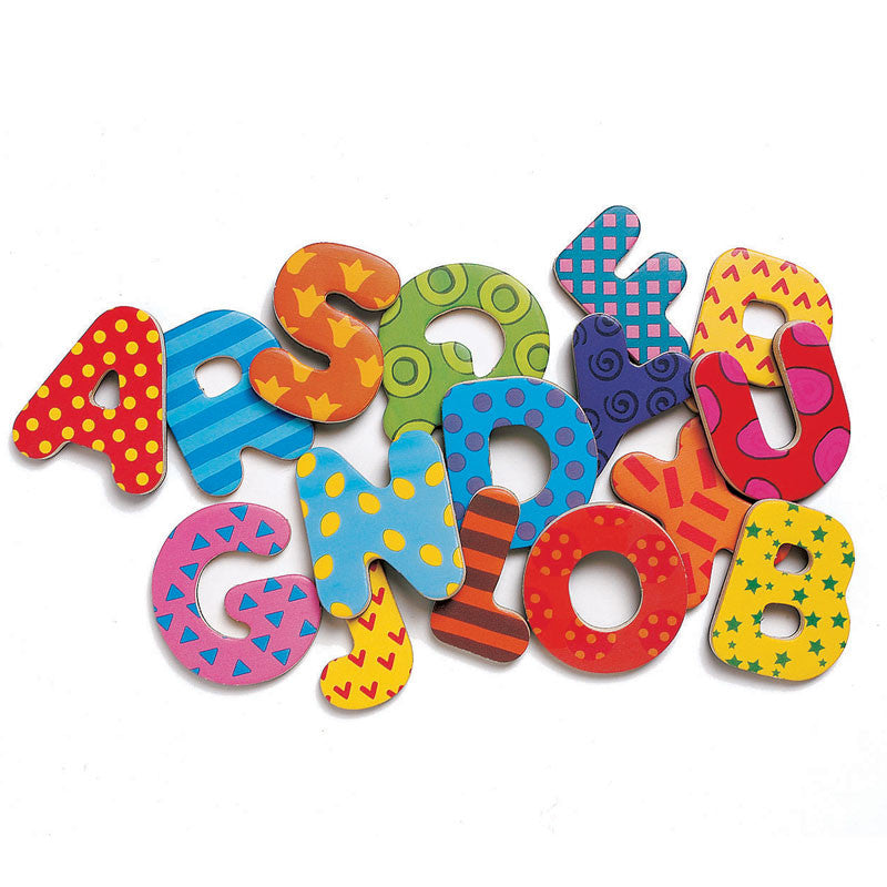 Djeco magneter i tre, bokstaver