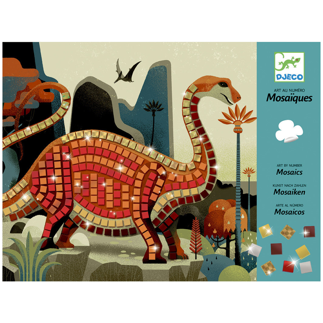 Djeco Kreativ mosaik, Dinoer