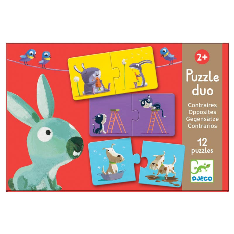 Djeco puslespill duo, motsetninger