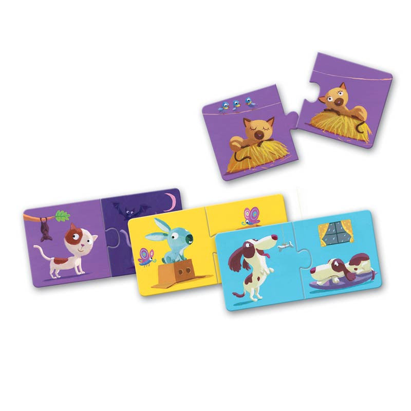 Djeco puslespill duo, motsetninger