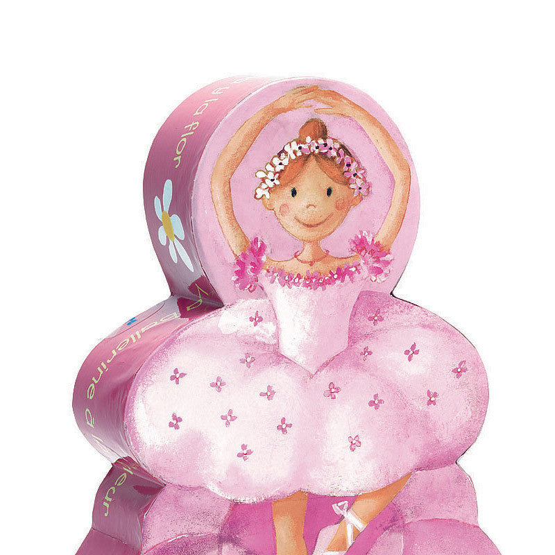 Djeco silhuettpuslespill, ballerina - 36 brikker