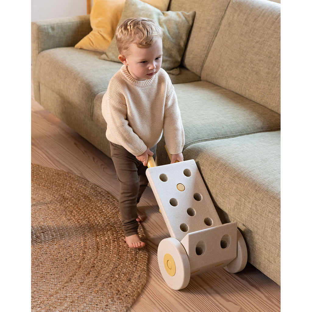 Modu byggesett i skum, Dreamer-sett, 33 deler - Sand Grey / Honey Yellow