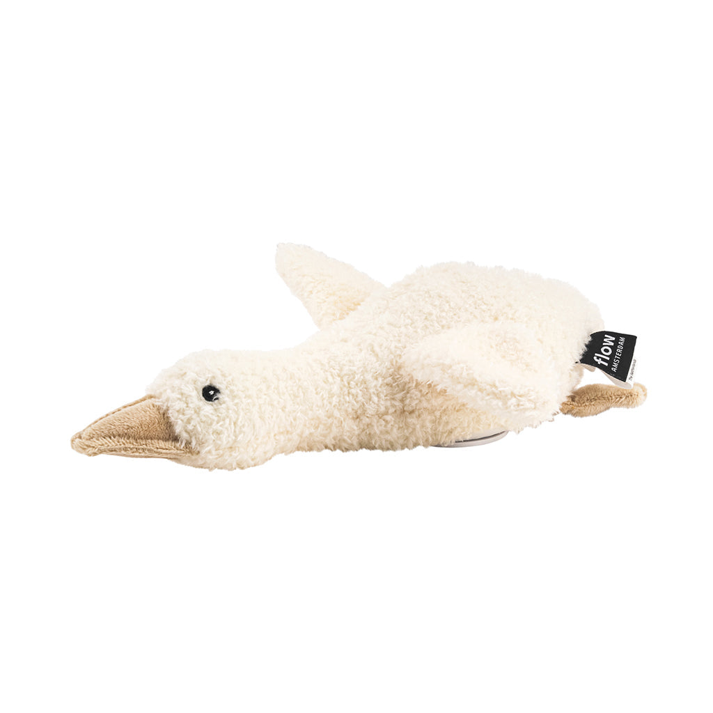 Flow Amsterdam Plysj Nattlampe, Liva fugl – Beige