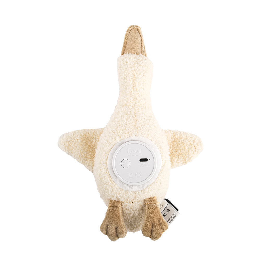 Flow Amsterdam Plysj Nattlampe, Liva fugl – Beige