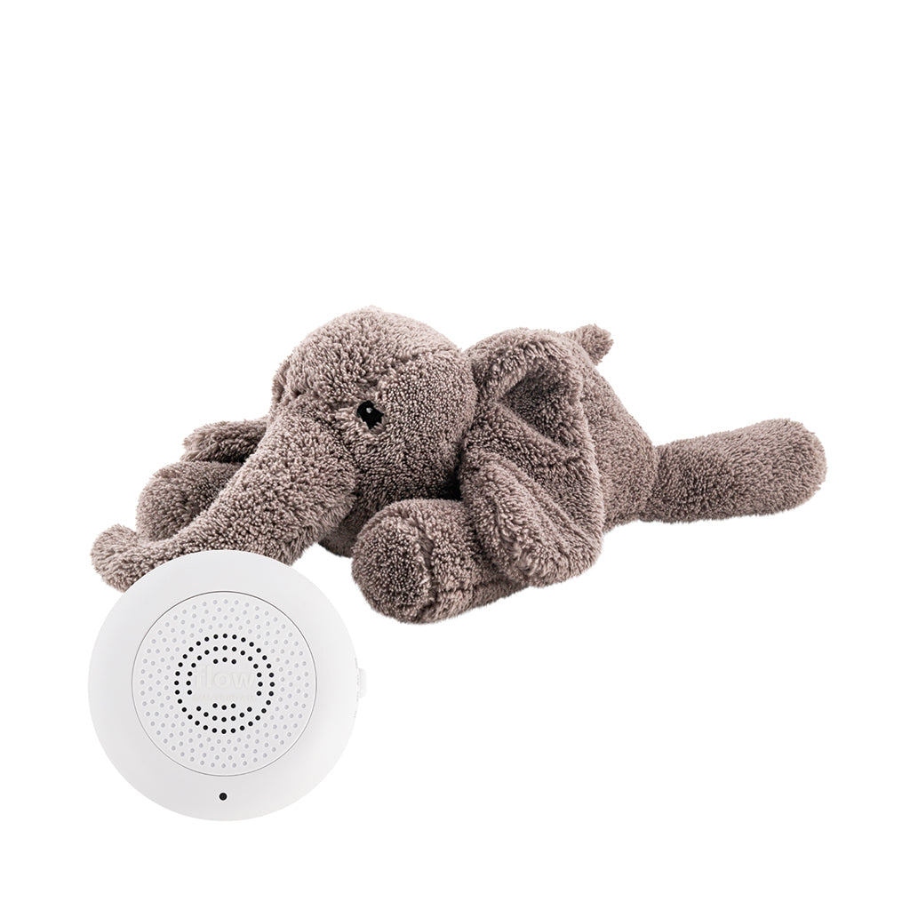 Flow Amsterdam George elefant hjertelydsbamse i grå