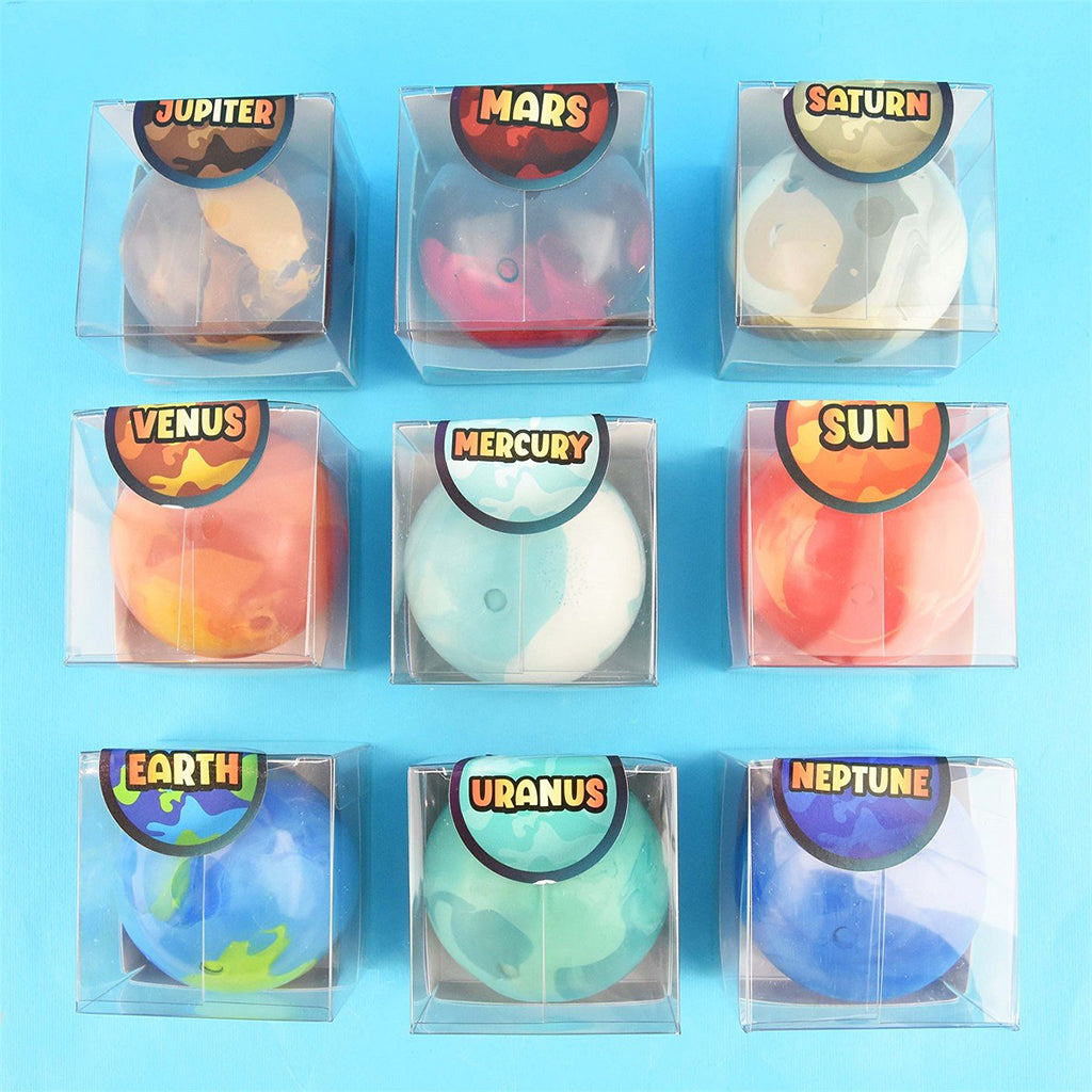 Robetoy squeeze ball, planet – assorterte farger