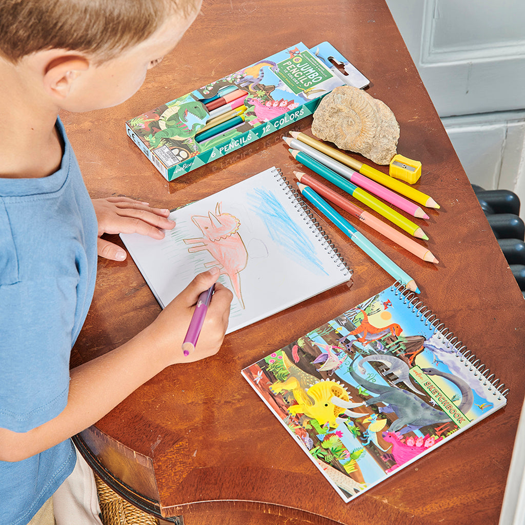 eeBoo Skisseblokk, Dinosaur