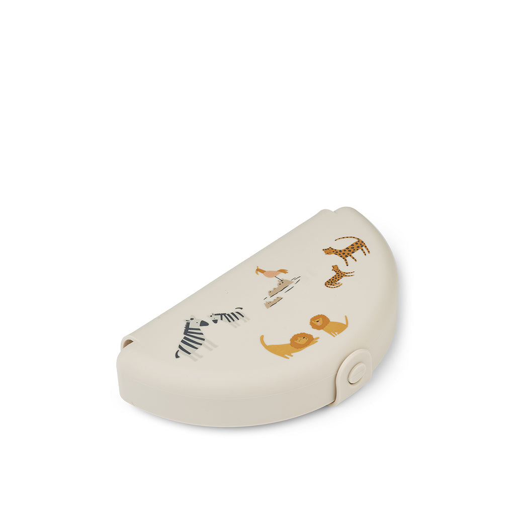 Liewood Eugene sammenleggbar matboks i silikon - All together /Sandy