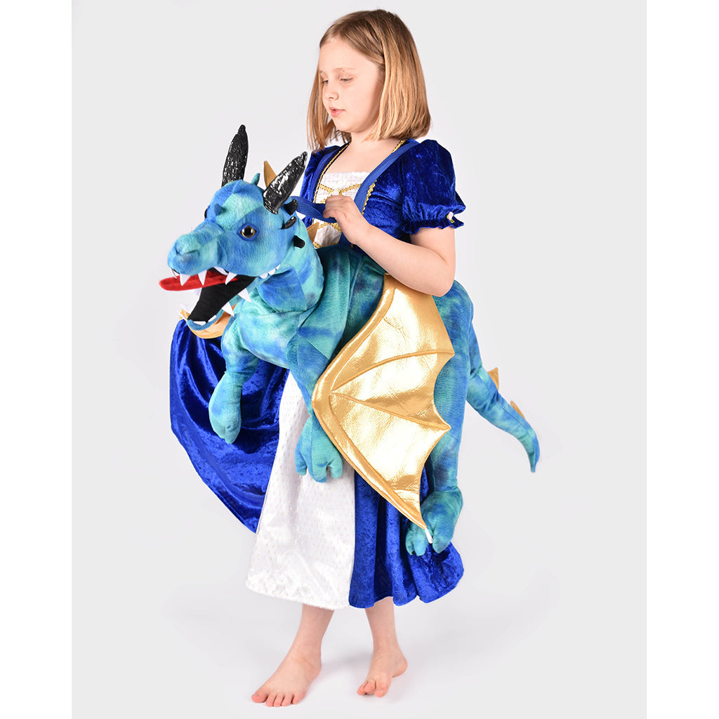 Den goda Fen dyrekostyme, Ride-on drage - 3-8 år